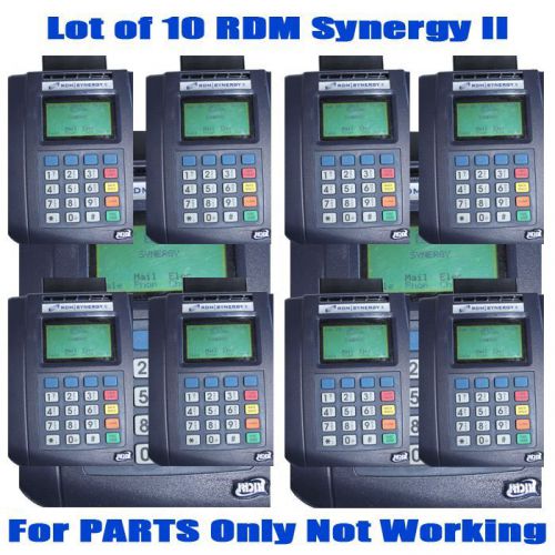 RDM SYNERGY II LOT OF 10 Units NO POWER CABLES - PARTS ONLY Model # EC8316