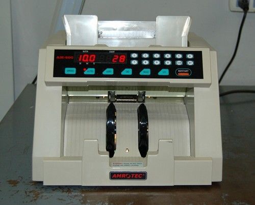 Amrotec am60c currency counter w/counterfeit detection (used) for sale