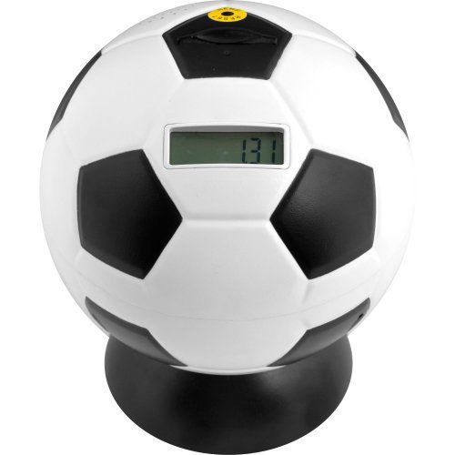 NEW Trademark Games Soccer Ball Digital Coin Counting Bank Digital Counter Coins