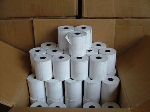 NEW CARTON OF 3 1/8&#034; THERMAL ROLL PAPER 220 FT