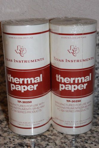 Texas Instruments Thermal Paper TP-30250 6 SIX ROLLS