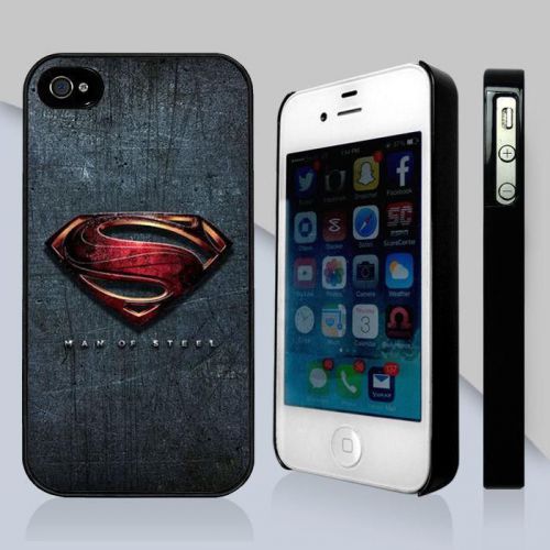 Case - Superman Logo Man of Steel Superheroes Movie Comic - iPhone and Samsung