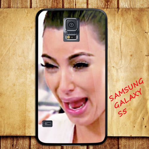 iPhone and Samsung Galaxy - Crying Kim Kardashian Funny Face - Case