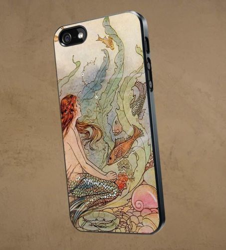 The Little Mermaid Retro Painting Art Samsung and iPhone Case