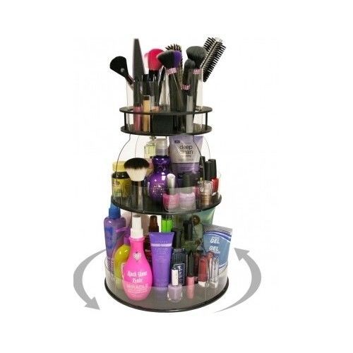 Makeup,Storage,Case,Organizer,Clear,Cosmetic,Display,Comb,Brush,Holder,Counter