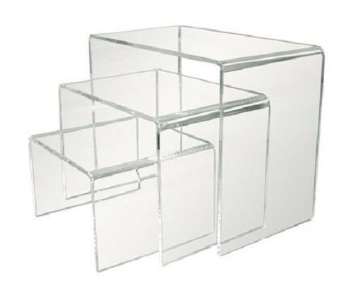 Source One Clear Acrylic Riser Set (3, 4, 5 Inches) Premiums (S1-3-4-5-Risers)
