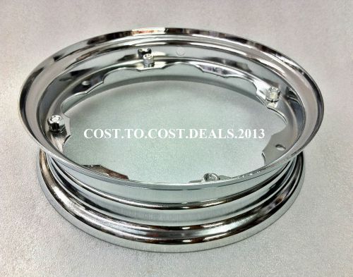 2X-Lambretta Wheel Rim Chrome Li GP SX TV Series 1 2 3 Brand New