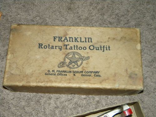 Vintage Franklin Rotary Tattoo Outfit