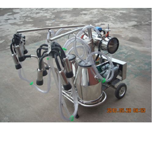 Portable double milking vaccuum pump machine for cows brand new factory direct for sale