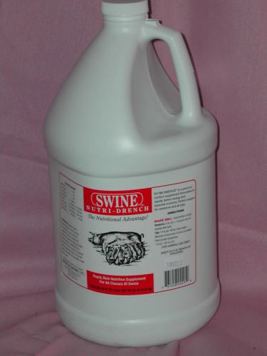 Swine Pig NutriDrench Energy Nutri-Drench Weak Stressed Newborn Gallon SALE