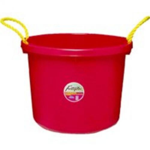 8Gal Red Multipurpose Bucket FORTEX/FORTIFLEX Feeders/Waterers MPB-40R Red