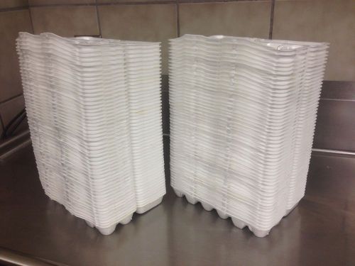 100 Styrofoam Egg Cartons 12-count