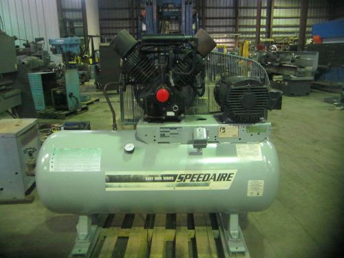 Speedaire 120 gallon cast iron series aircompressor for sale