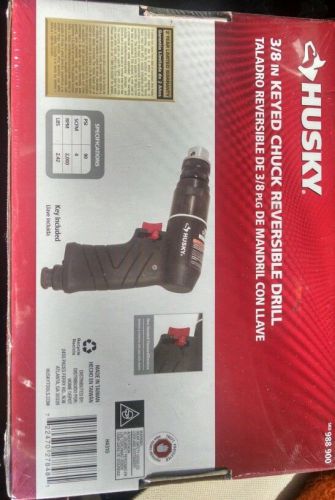 Husky Air Tool 3/8 in.Keyed Chuck Reversible Pneumatic Drill. Sku# 988900 -5270B