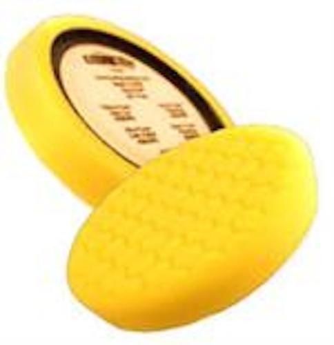 7.5” yellow hexagonal cutting pad with perfect centering ring for sale
