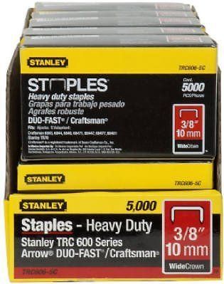 Units 3/8-inch heavy duty staples heavy such duty stapling jobs trc606-5c for sale