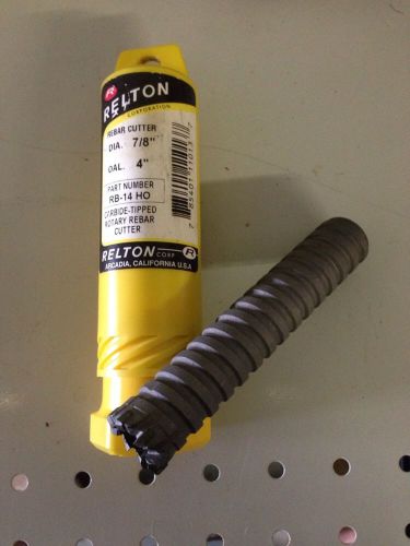 Relton RB-14 HO 7/8&#034; x 4&#034; Carbide-Tipped Rotary Rebar Cutter (CB1-DE23-1)