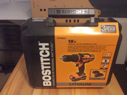 cordless drill bostitch 18v lithium drill
