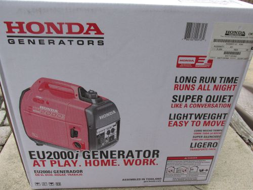 Honda EU2000i Generator 2000 Watts Super Quite NEW! in Sealed Box Free Shipping