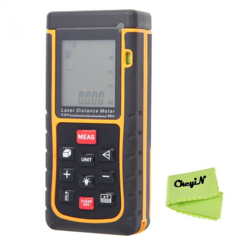 80m/262ft/3150in digital handheld laser distance measurer meter range finder for sale