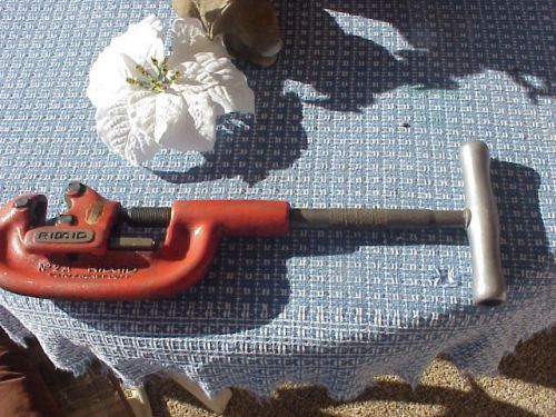 Ridgid no. 2a (1/8 thru 2) inch pipe cutter for sale