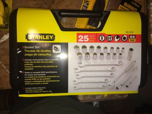Stanley 86-222 25 piece 3/8-inch drive 6-point socket set for sale