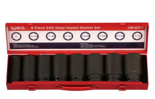 8 PC 3/4&#034; SAE Deep Impact Socket Set