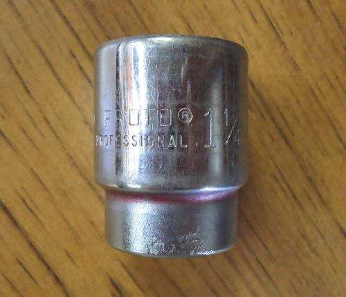 Proto 1-1/4&#034; 12-point standard socket 3/4&#034; drive #5540 (usa) for sale