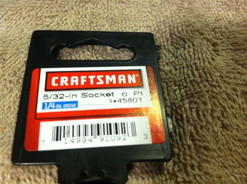 Craftsman 1/4&#034; x 5/32&#034;  6Pt Socket  (NEW)
