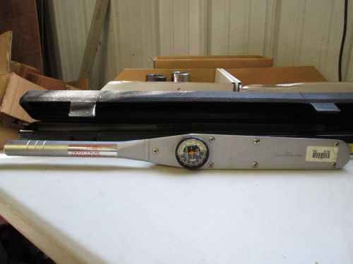 Cdi snap-on cdi 1753ldfnss torque wrench 0-175 ft lbs. 1/2&#034; drive w/ case for sale