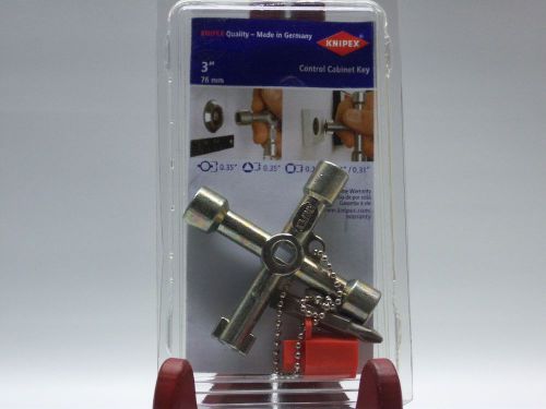 Knipex control cabinet key model no. 00 11 03 for sale