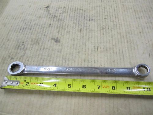 ARMSTRONG TOOLS USA MADE 5/8&#034; S.A.E. RATCHETING BOX WRENCH MECHANIC&#039;S TOOLS