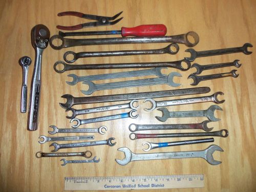 26 - snap on, blue point, cornwell, napa, otc, craftsman, hazet tools.  wrenches for sale