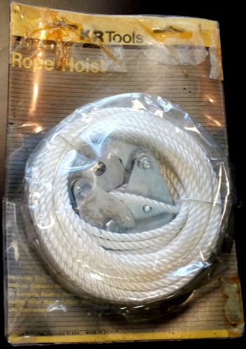 KR Tools Rope Hoist Heavy Duty 60&#039; Boating / Camping / Fishing / Hunting