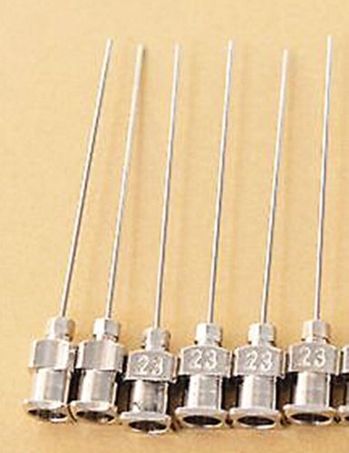 12pcs 23Ga Blunt stainless steel dispensing syringe needle tips 1.5&#034;