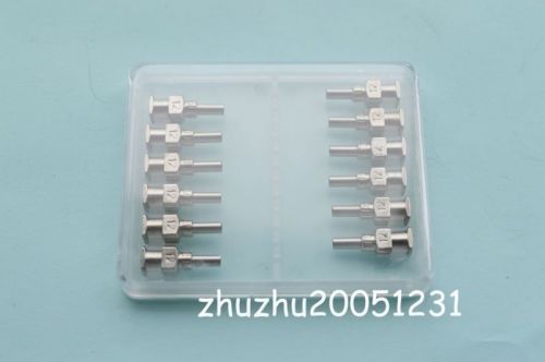 1/4&#034;  12G 36pcs  Blunt Stainless Steel Dispensing Syringe Needle Tips
