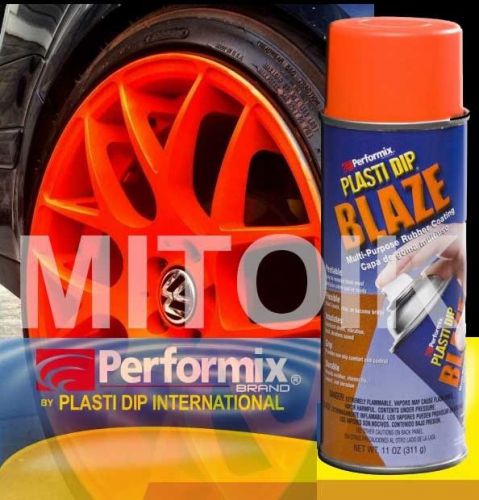 Plasti dip blaze orange  spray 11221  multi-purpose rubber coating rims wheel for sale