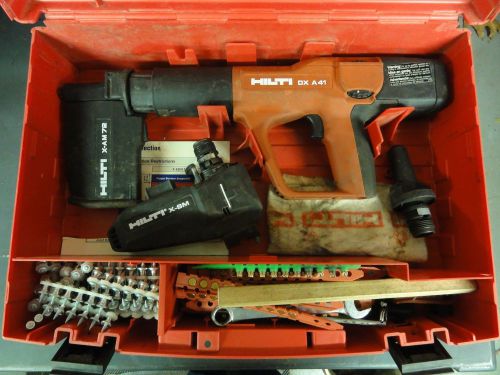 Hilti DX A 41 w/X-AM 72 &amp; X-SM Powder Actuated Nail Gun Kit with Accessories