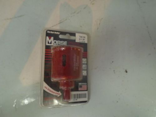 MORSE 2-1/8&#034; HOLE SAW W/ ARBOR NEW FREE SHIPPING IN USA SEE PHOTOS FOR DETAILS