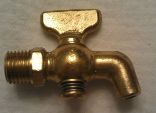 New Brass Curved Pet Cock with T Handle 1/8 inch NPT (Hit and Miss Engine)
