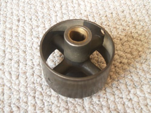 Steel crowned pulley (excellent condition). for sale