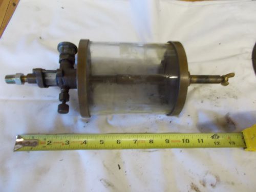 Large Essex brass drip oiler for you hit and miss engine collection