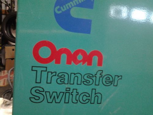 Onan/ Cummins ______ transfer switch _____ 150amp complete USED but 100% working