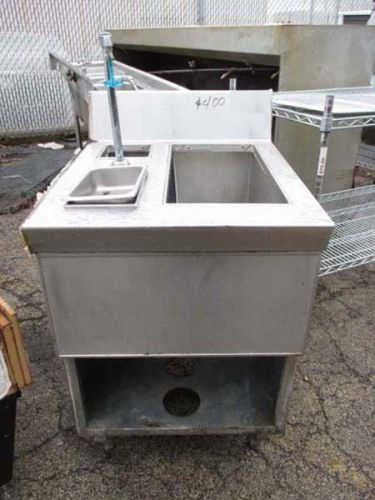 24&#034; Stainless Steel Back Bar Water Station