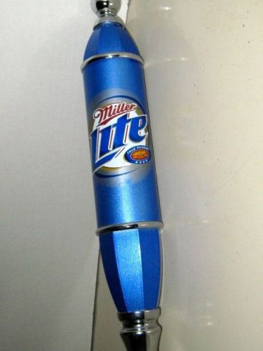 MILLER LITE BEER TAP HANDLE 12&#034; TALL