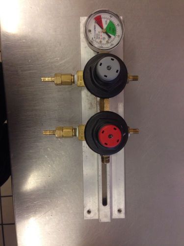 Taprite dual regulator with mounting bracket for sale