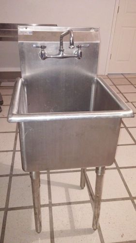 Allstrong 1 compartment prep/utility sink for sale