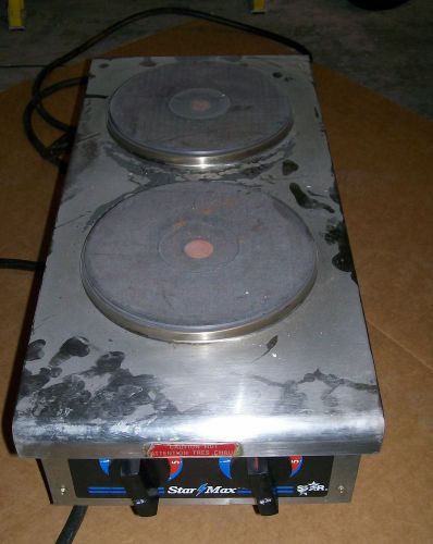 Star max hot plate, model # 522fd, double, used  - local pickup only for sale