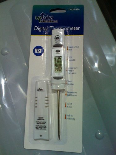 New 1 - update international nsf waterproof digital thermometer thdp-450 for sale