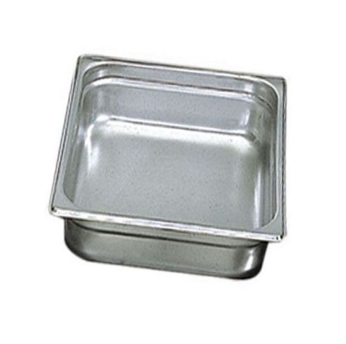 1 stainless steel anti-jam steam table food pan 1/2 half size 2.5&#034; nsf new for sale